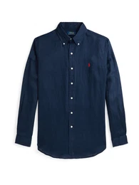 Hemd navy / rot