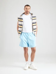 GAP Shorts himmelblau/weiß