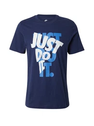 T-Shirt navy / himmelblau / wei