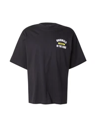T-Shirt 'RING' gelb / schwarz / wei