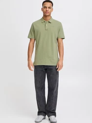 BLEND Poloshirt 'BHEFRAN' oliv
