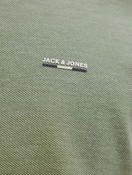 Jack & Jones Premium T-Shirt 'JPRBlualves' grnmeliert/weiß