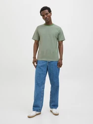 Jack & Jones Premium T-Shirt 'JPRBlualves' grnmeliert/weiß