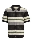 Jack & Jones Premium Strickjacke 'JPRBluwilmer' grau/oliv/schwarz/naturweiß