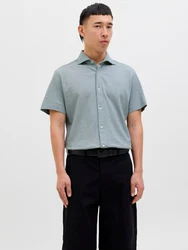 Jack & Jones Premium Hemd 'JPRBLALANCE' rauchblau