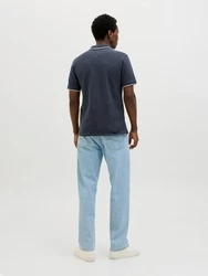 Jack & Jones Premium Poloshirt JPRCCLOGAN marineblau / weiß
