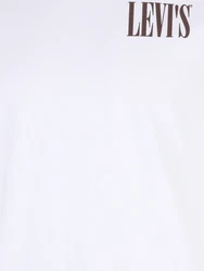 LEVI'S T-Shirt dunkelbraun/weiß