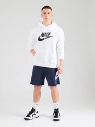 Nike Sportswear Sweatshirt 'CLUB' schwarz/weiß