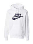 Nike Sportswear Sweatshirt 'CLUB' schwarz/weiß
