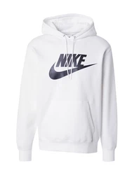 Nike Sportswear Sweatshirt 'CLUB' schwarz/weiß