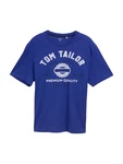 TOM TAILOR Men + T-Shirt enzian/schwarz/weiß