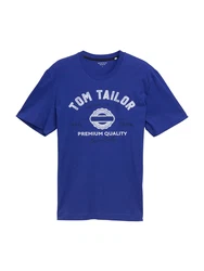 TOM TAILOR T-Shirt dunkelblau/schwarz/weiß