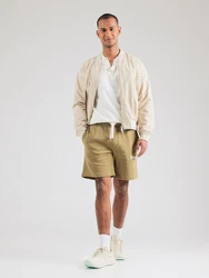 JACK & JONES Shorts 'JPSTGORDON' oliv/weiß