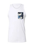 JACK & JONES Top 'JJHAWAII' marine/saphir/honig/weiß
