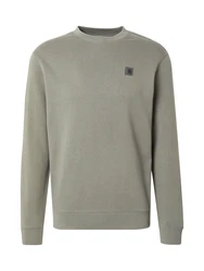 SCOTCH & SODA Sweatshirt 'Seasonal Core' oliv