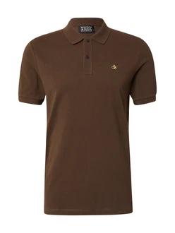SCOTCH & SODA Poloshirt 'Seasonal Core' braun