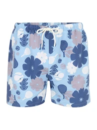 Badeshorts 'Pinareo 2' saphir / hellblau / taupe / wei