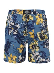 Superdry Badeshorts navy/azur/gelb/hellgrau