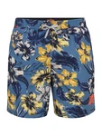 Superdry Badeshorts navy/azur/gelb/hellgrau