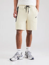 Nike Sportswear Shorts 'Tech Fleece' khaki/schwarz