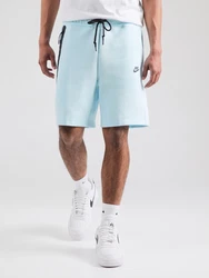 Nike Sportswear Shorts 'Tech Fleece' hellblau/schwarz