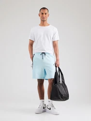 Nike Sportswear Shorts 'Tech Fleece' hellblau/schwarz