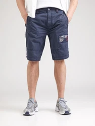 CAMP DAVID Shorts navy/weinrot/weiß