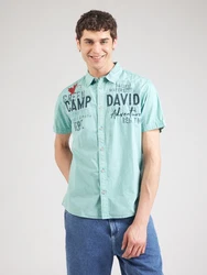 CAMP DAVID Hemd navy/jade