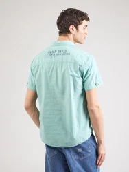 CAMP DAVID Hemd navy/jade