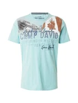 CAMP DAVID T-Shirt navy/jade/dunkelrot/weiß