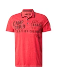 CAMP DAVID Poloshirt nachtblau/rot