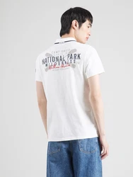 CAMP DAVID Poloshirt navy/rot/wollweiß