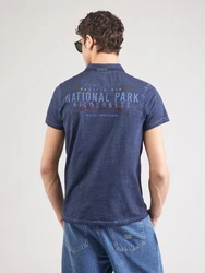 CAMP DAVID Poloshirt hellblau/dunkelblau