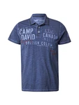 CAMP DAVID Poloshirt hellblau/dunkelblau