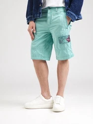 CAMP DAVID Shorts türkis/weinrot