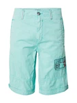 CAMP DAVID Shorts türkis/weinrot