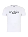 GUESS T-Shirt beige/schwarz/weiß