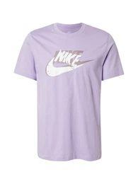 T-Shirt 'FUTURA' mauve / lavendel / wei