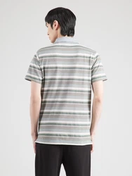 Jack's Poloshirt taubenblau/braun/tanne/weiß