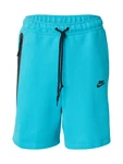 Nike Sportswear Shorts 'Tech Fleece' türkis/schwarz Nike Sportswear Shorts 'Tech Fleece' türkis/schwarz