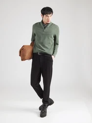 bugatti Pullover Troyer pastellgrün