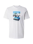 Jordan T-Shirt neonblau/grün/schwarz/weiß