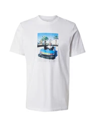 Jordan T-Shirt neonblau/grün/schwarz/weiß