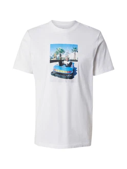 Jordan T-Shirt neonblau/grün/schwarz/weiß