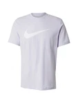 Nike Sportswear T-Shirt 'Swoosh' pastelllila/weiß