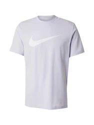 Nike Sportswear T-Shirt 'Swoosh' pastelllila/weiß