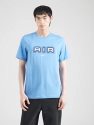 Nike Sportswear T-Shirt 'AIR' hellblau/weiß