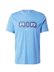Nike Sportswear T-Shirt 'AIR' hellblau/weiß Nike Sportswear T-Shirt 'AIR' hellblau/weiß