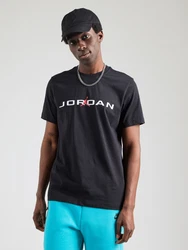 Jordan T-Shirt 'AIR' rot/schwarz/weiß