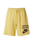 Nike Sportswear Shorts CLUB OFFICIAL gelb/schwarz